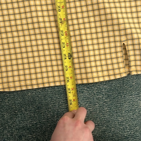 Hollister 90s Yellow Plaid Dress - Size S - Picture 9 of 10